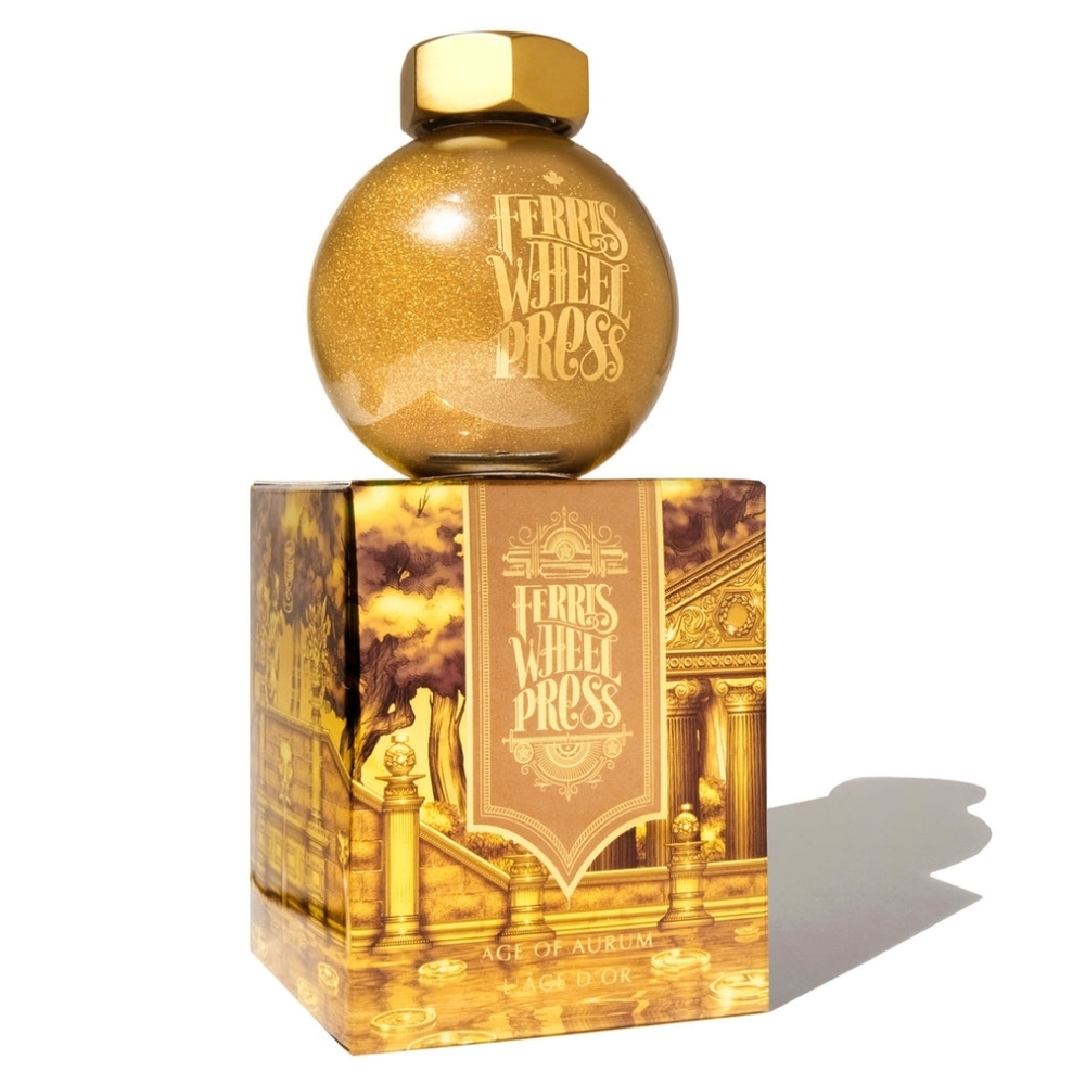 ⭐*NIB!* FerriTales | Age Of Aurum 85ml Fountain Pen Ink From Ferris Wheel Press